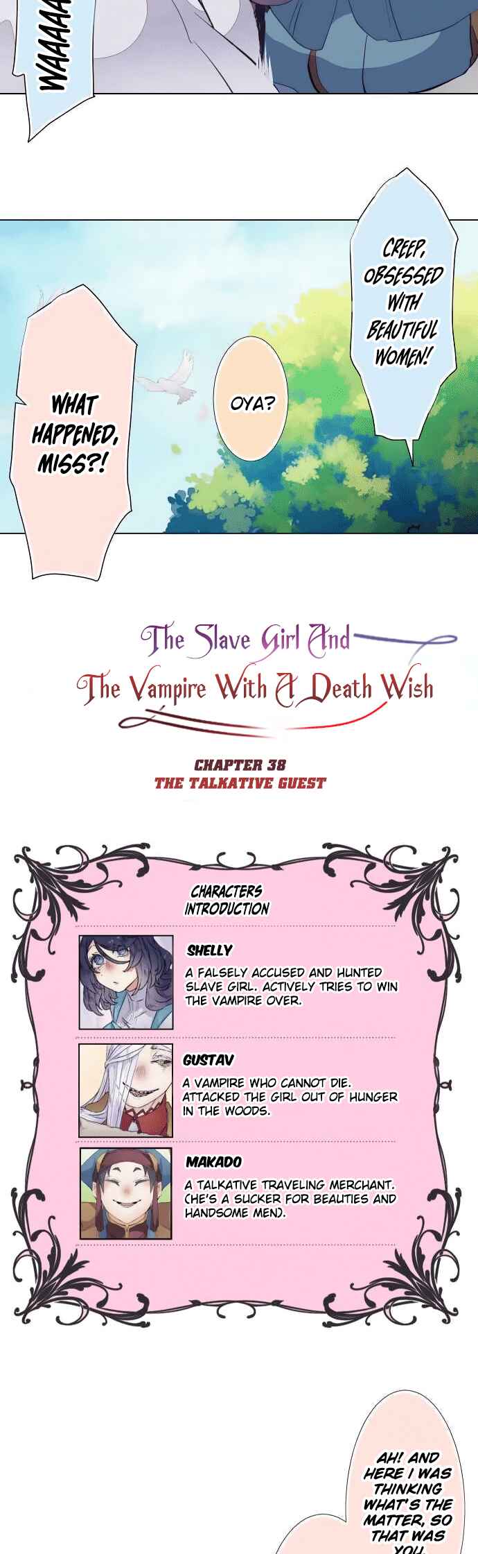 The Slave Girl and the Vampire with a Death Wish Chapter 38 - Page 7