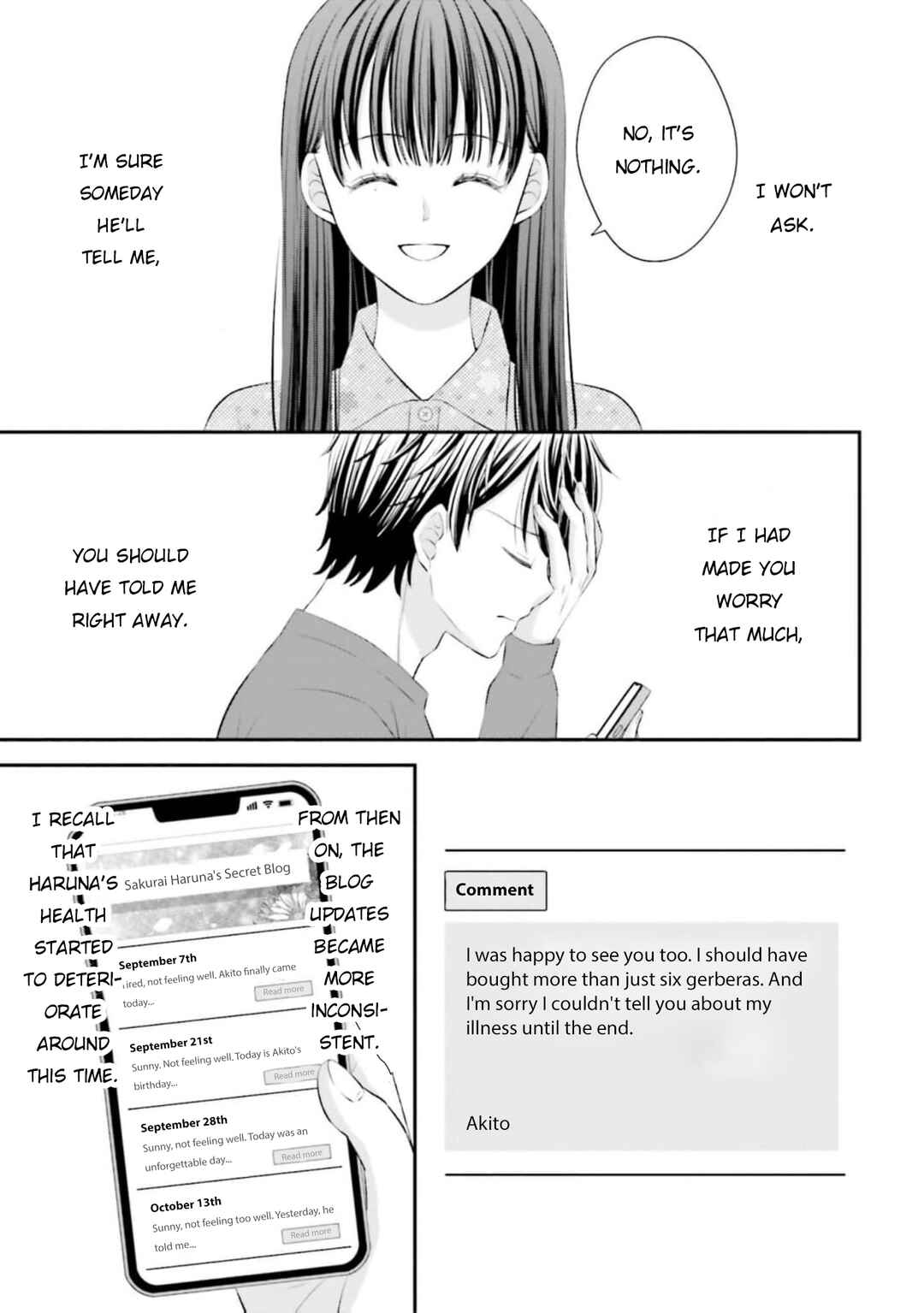 Yomei Ichinen to Senkokusareta Boku ga, Yomei Hantoshi no Kimi to Deatta Hanashi Chapter 11 - Page 21