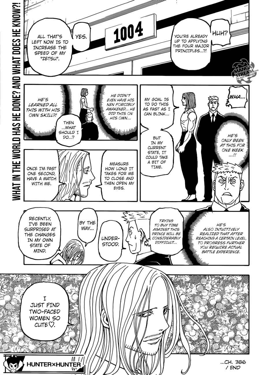 Hunter x Hunter Chapter 386 - Page 20