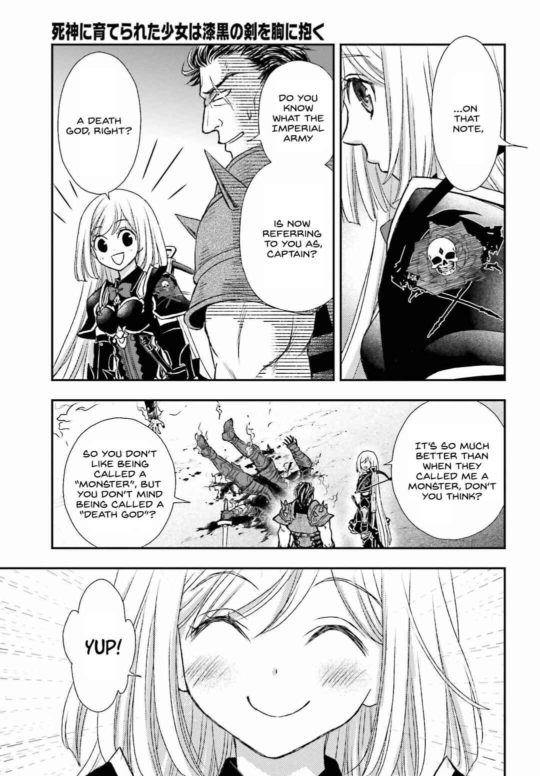 Shinigami ni Sodaterareta Shoujo wa Shikkoku no Tsurugi o Mune ni Idaku Chapter 33.5 - Page 9