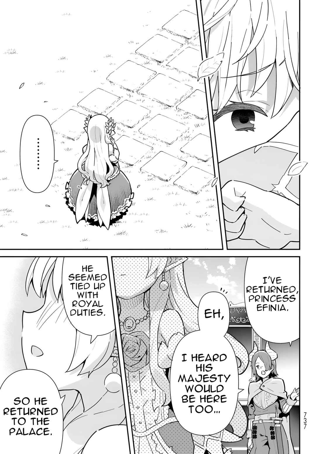 Reiketsu Ryuuou Heika no "Unmei no Tsugai" rashii Desu ga, Koukyuu ni Hikikomorou to Omoimasu Chapter 12.2 - Page 12