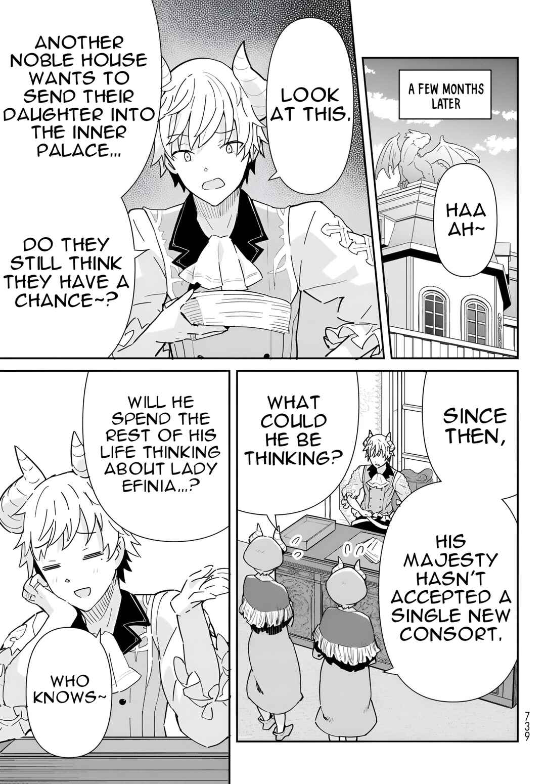 Reiketsu Ryuuou Heika no "Unmei no Tsugai" rashii Desu ga, Koukyuu ni Hikikomorou to Omoimasu Chapter 12.2 - Page 14
