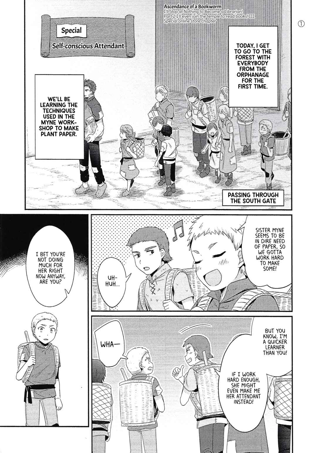 Honzuki no Gekokujou: Shisho ni Naru tame ni wa Shudan o Erandeiraremasen—Dai-2 Bu: Hon no Tamenara Miko ni Naru! Chapter 15.6 - Page 1