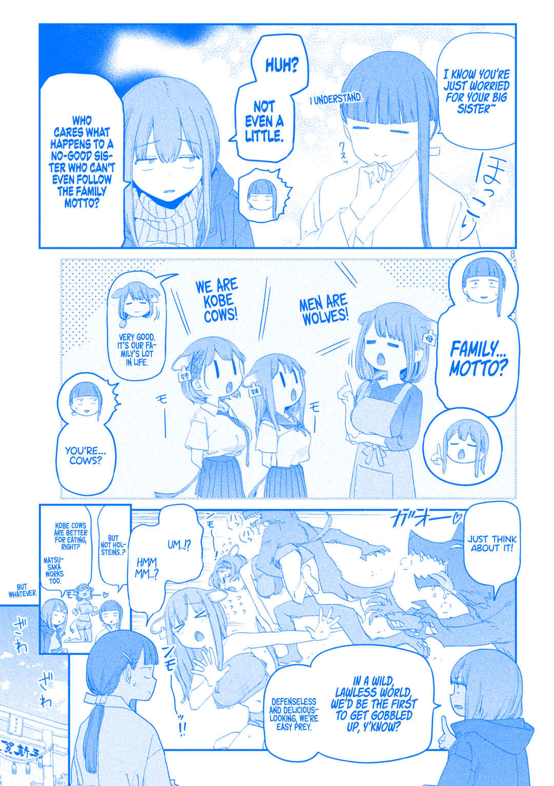 Getsuyoubi no Tawawa (Blue) (Fan Colored) Chapter 125 - Page 9