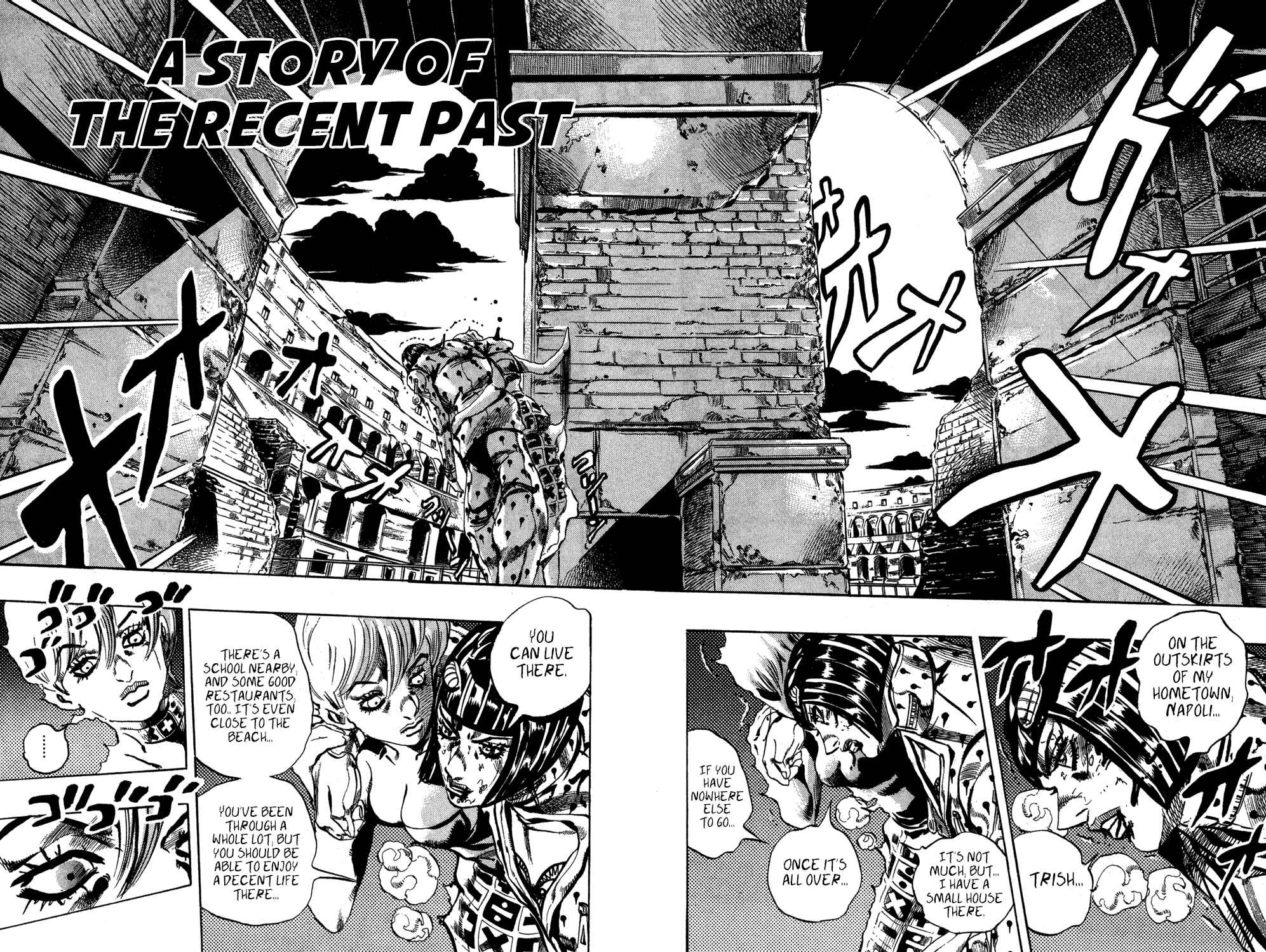 JoJo no Kimyou na Bouken: Part 5 - Ougon no Kaze Chapter 130 - Page 5