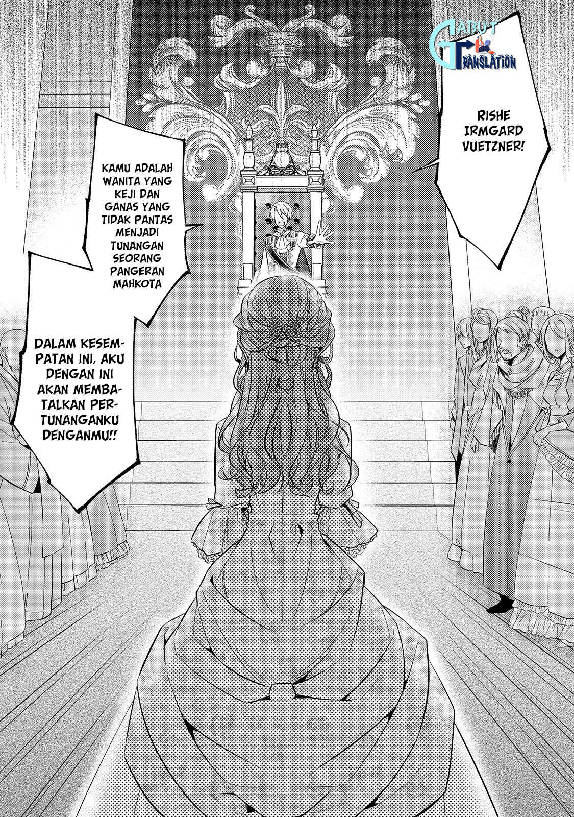 Loop 7-kaime no Akuyaku Reijou wa, Moto Tekikoku de Jiyuu Kimama na Hanayome Seikatsu o Mankitsu Suru Chapter 1 - Page 2