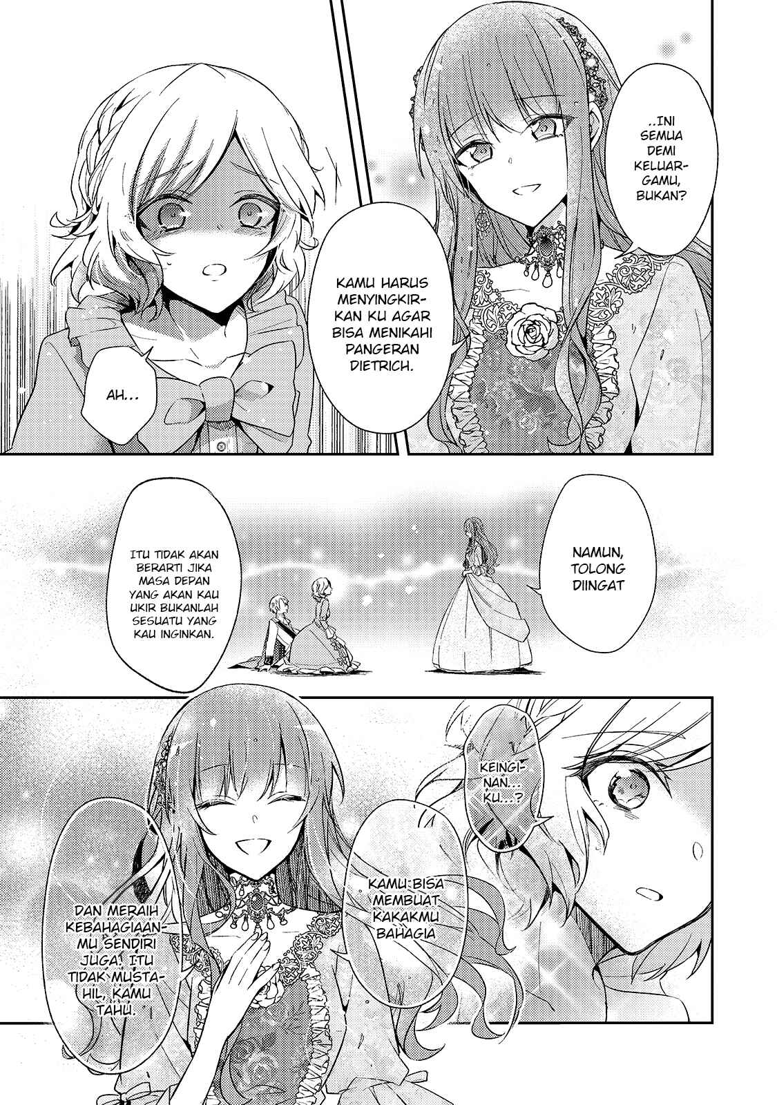 Loop 7-kaime no Akuyaku Reijou wa, Moto Tekikoku de Jiyuu Kimama na Hanayome Seikatsu o Mankitsu Suru Chapter 1 - Page 34