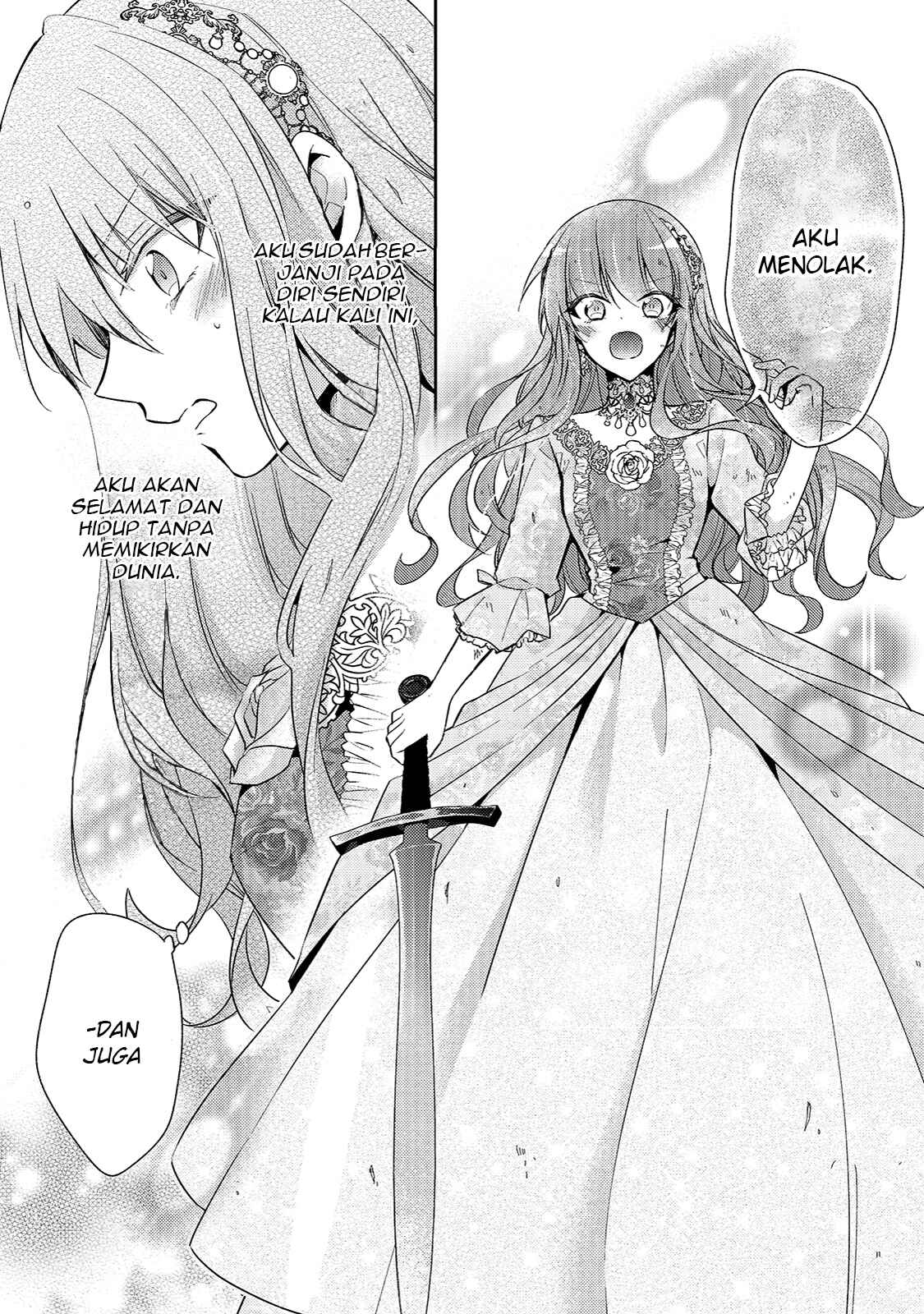 Loop 7-kaime no Akuyaku Reijou wa, Moto Tekikoku de Jiyuu Kimama na Hanayome Seikatsu o Mankitsu Suru Chapter 1 - Page 42
