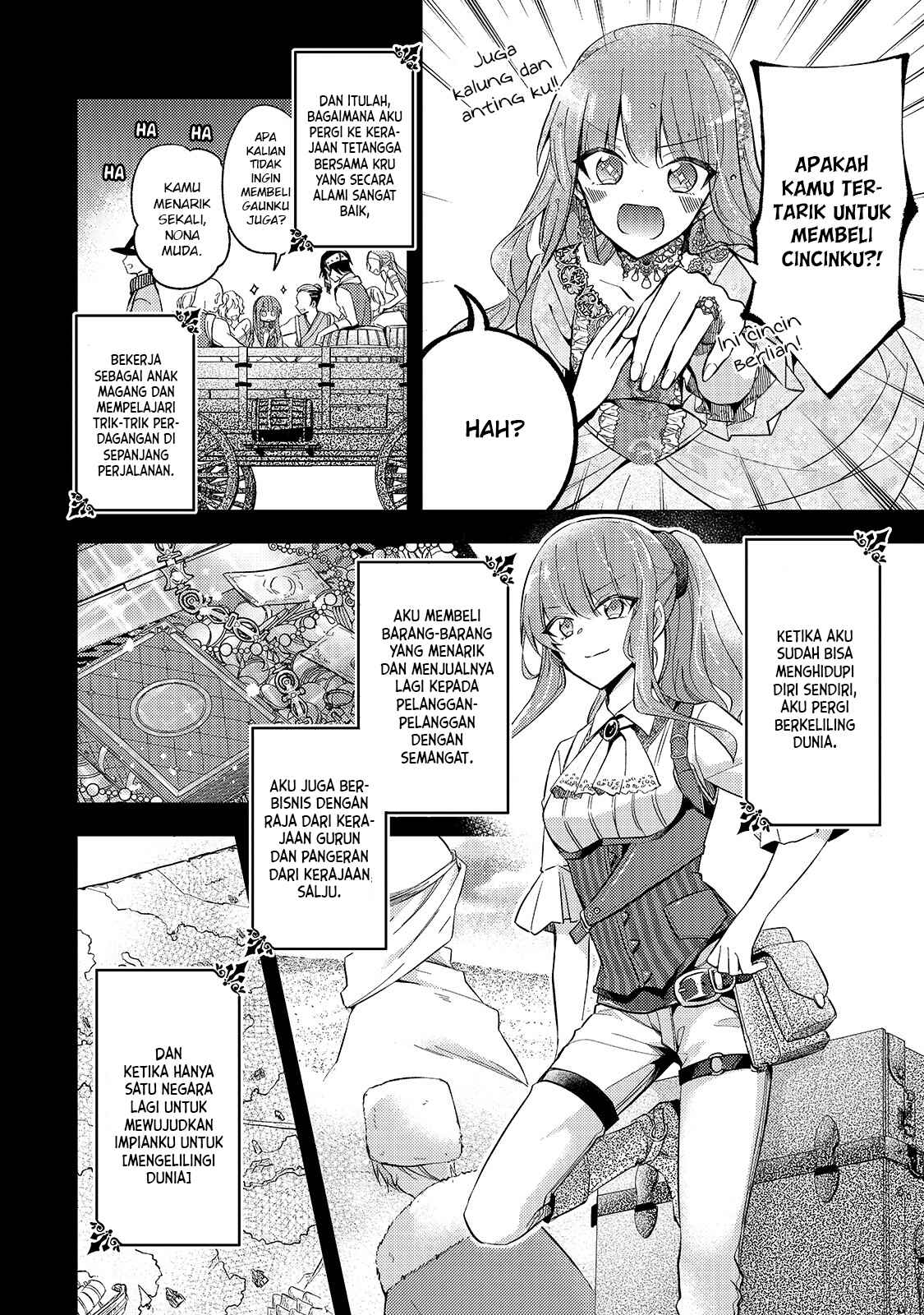 Loop 7-kaime no Akuyaku Reijou wa, Moto Tekikoku de Jiyuu Kimama na Hanayome Seikatsu o Mankitsu Suru Chapter 1 - Page 7