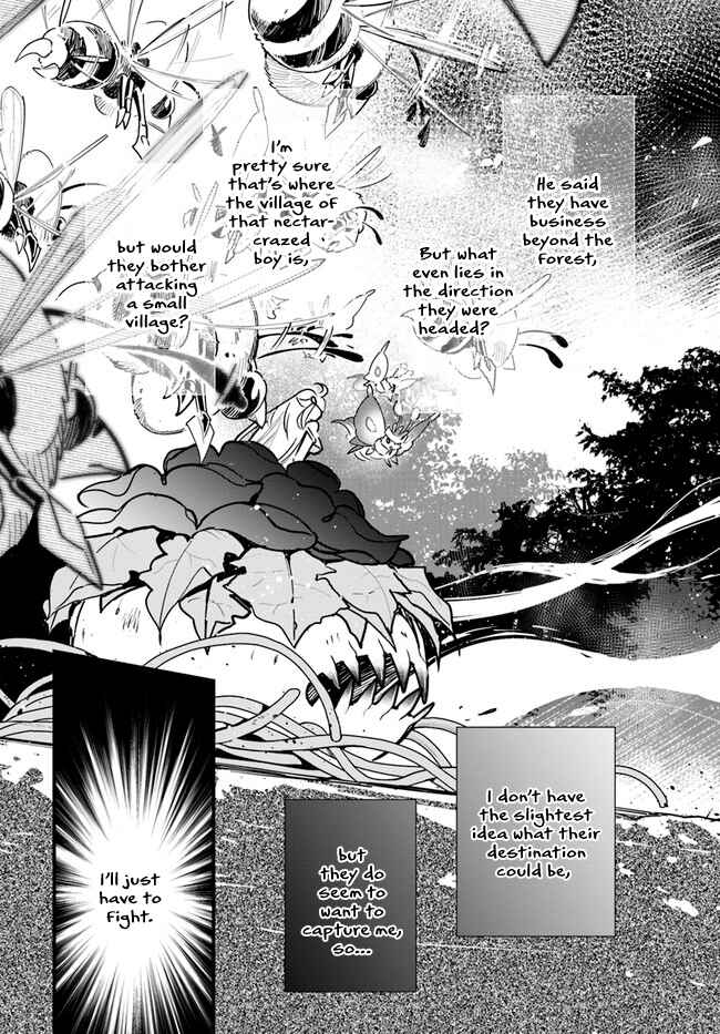 Shokubutsu Monster Musume Nikki: Seijo datta Watashi ga Uragirareta Hate ni Alraune ni Tensei Shite Shimatta node, kore kara wa Kougousei o Shinagara Shizuka ni Shokubutsu Life o Sugoshimasu Chapter 11 - Page 6