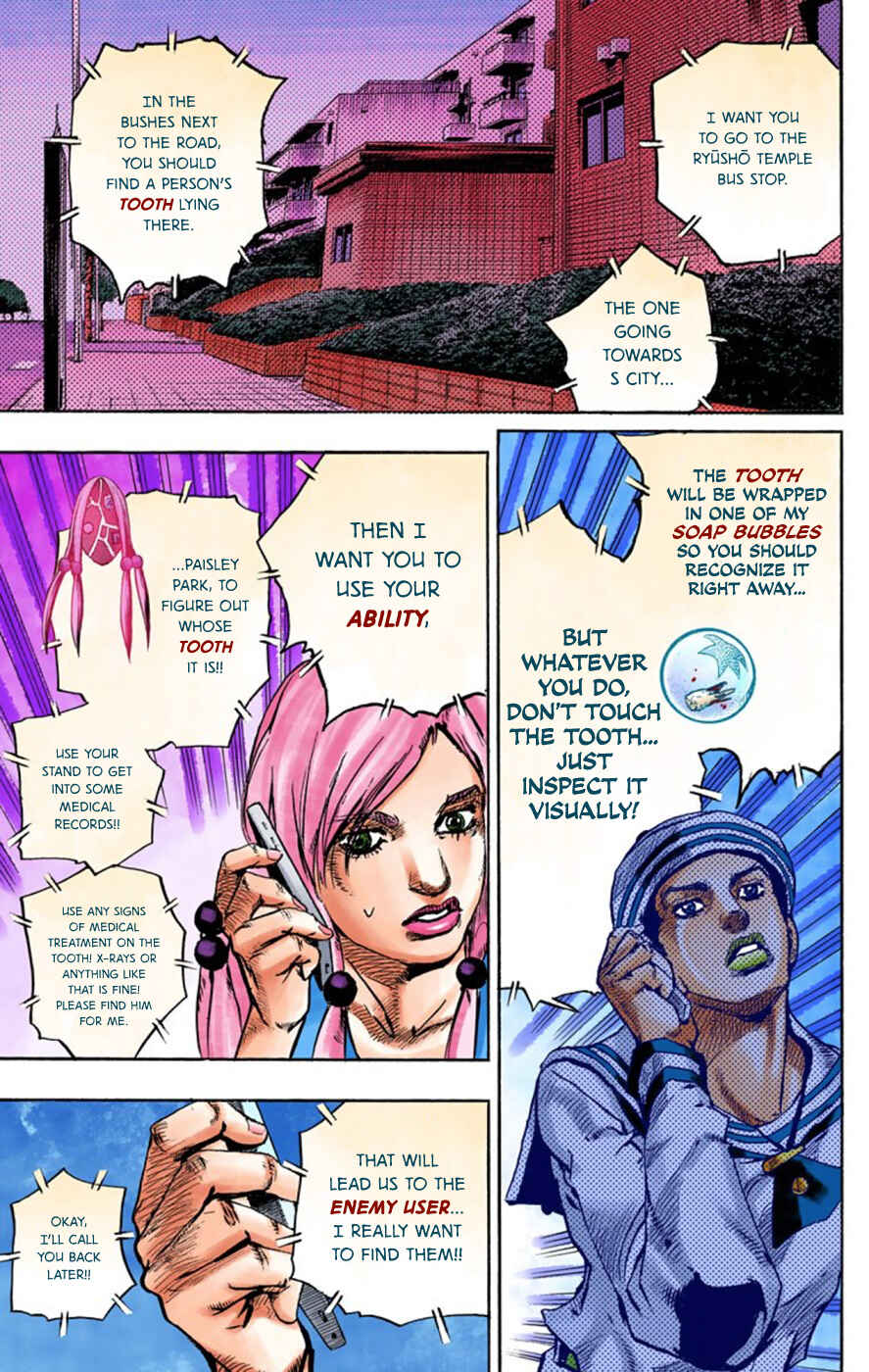 JoJo no Kimyou na Bouken: Part 8 - JoJolion Color-ban Chapter 61 - Page 38
