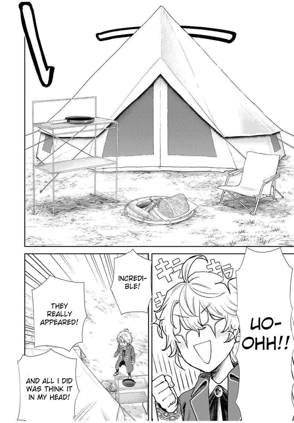 Isekai Gourmet de Nariagari Musou: Yama ni Tsuihou Sareta node, Nonbiri Camp o Tanoshindeitara Itsunomanika Tsuyoku Natteite, Oukou Kizoku ya Jitsuryokusha-tachi ga Ore o Houtte Oitekuremasen. Ippou, Ore o Tsuihou Shita Kizoku-tachi wa Hametsu ga Hajimaru Chapter 1 - Page 52