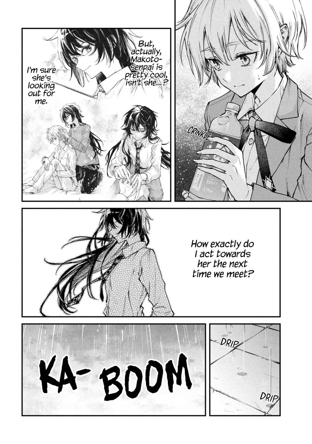 Makoto-senpai no Mae de wa Kakko Tsukerarenai! Chapter 6 - Page 10
