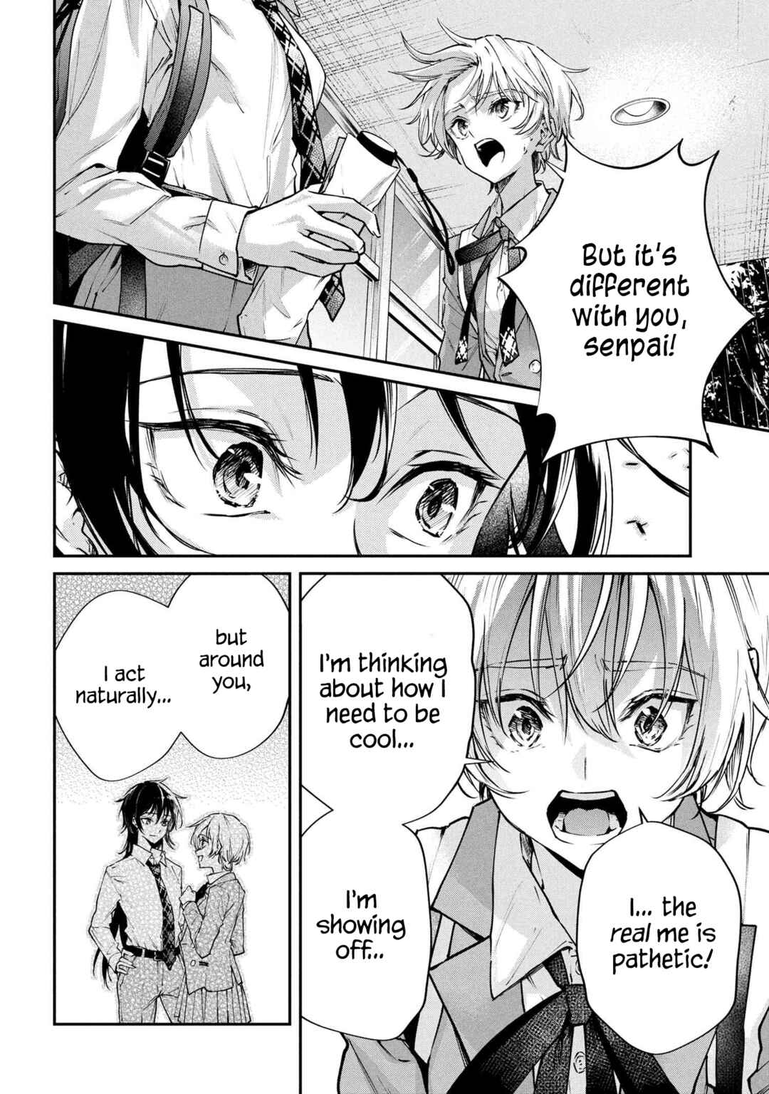 Makoto-senpai no Mae de wa Kakko Tsukerarenai! Chapter 6 - Page 14
