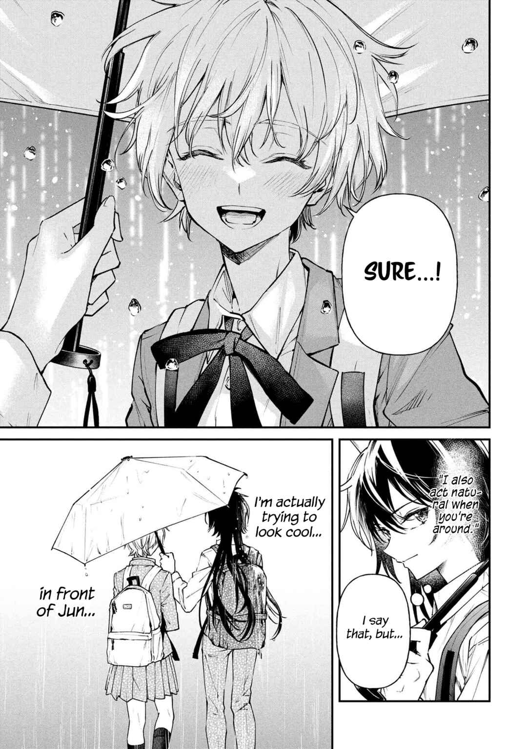 Makoto-senpai no Mae de wa Kakko Tsukerarenai! Chapter 6 - Page 17