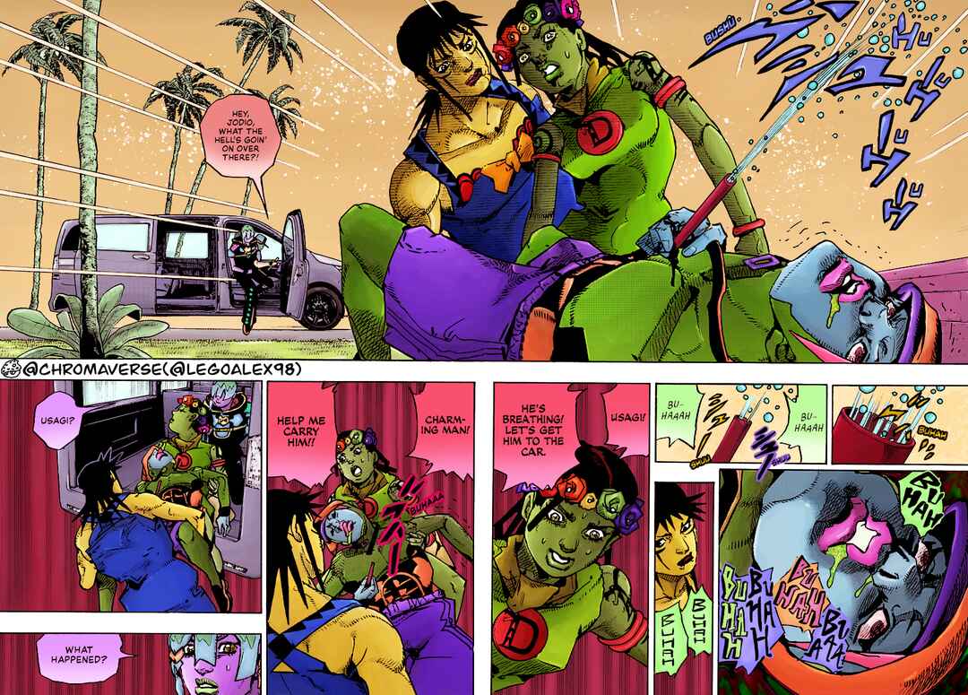 JoJo's Bizarre Adventure Part 9 - The JOJOLands (Fan-Colored) Chapter 15 - Page 7