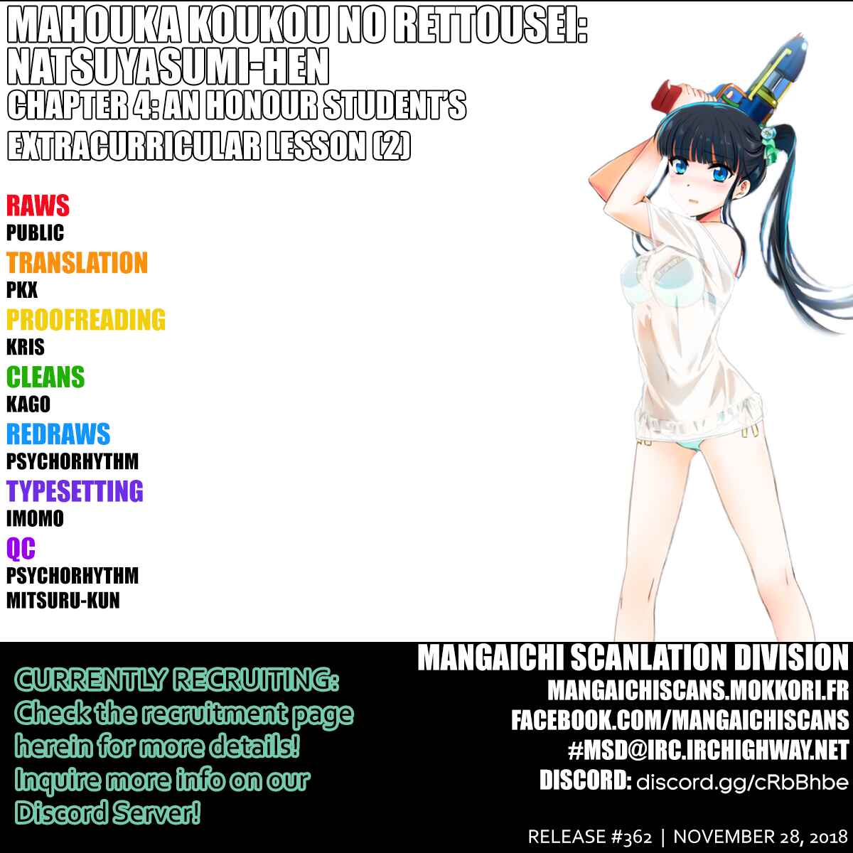 Mahouka Koukou no Rettousei - Natsuyasumi-hen Chapter 4 - Page 1