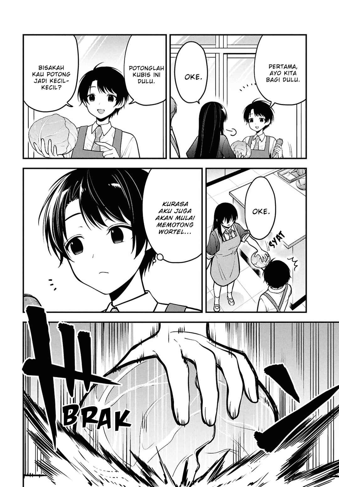 Tonari no Seki no Yankee Shimizu-san ga Kami wo Kuroku Sometekita Chapter 2 - Page 10