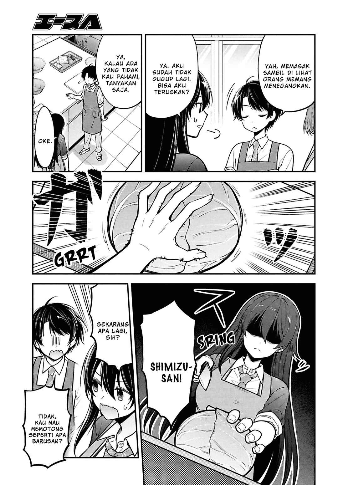 Tonari no Seki no Yankee Shimizu-san ga Kami wo Kuroku Sometekita Chapter 2 - Page 13