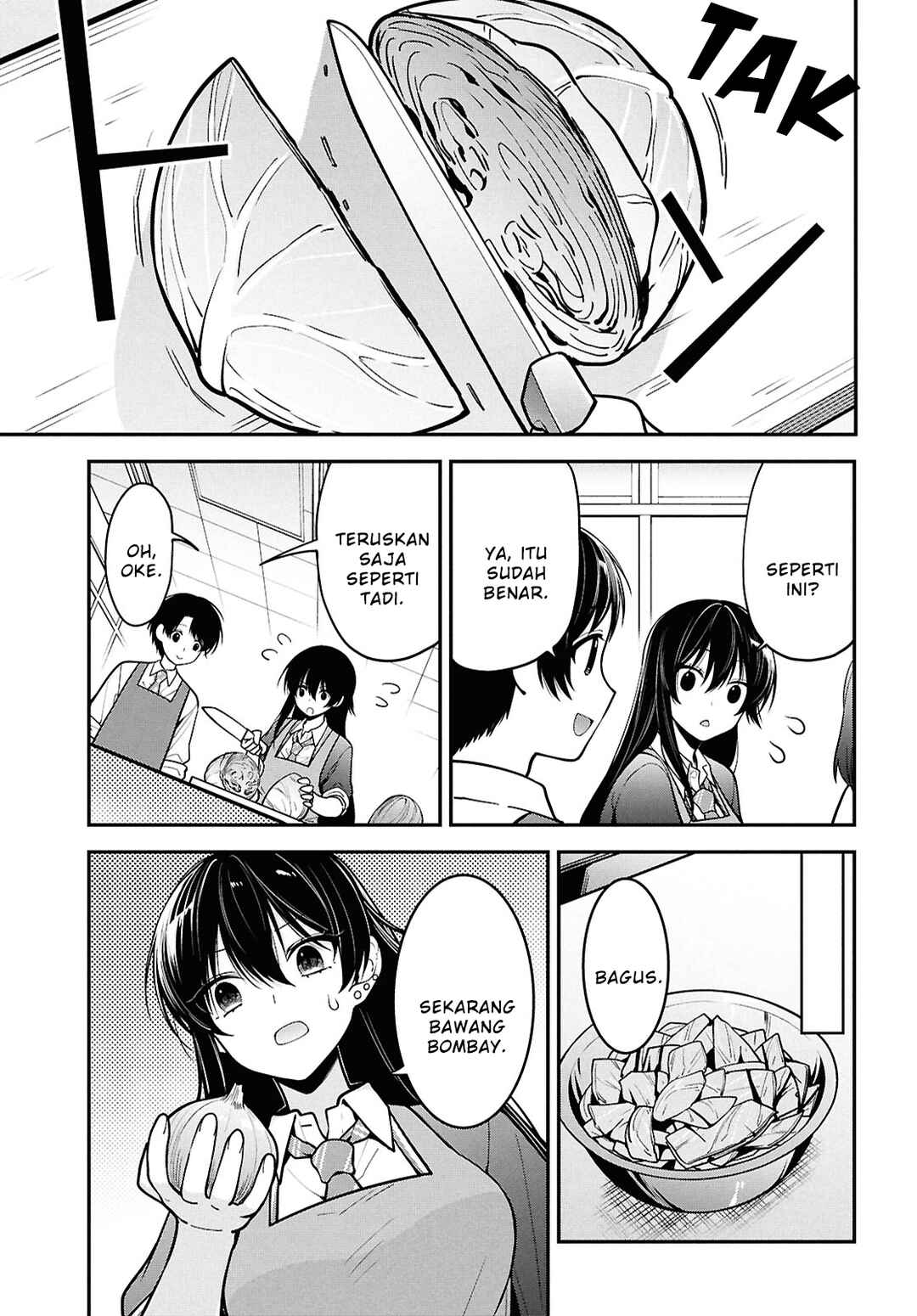 Tonari no Seki no Yankee Shimizu-san ga Kami wo Kuroku Sometekita Chapter 2 - Page 15