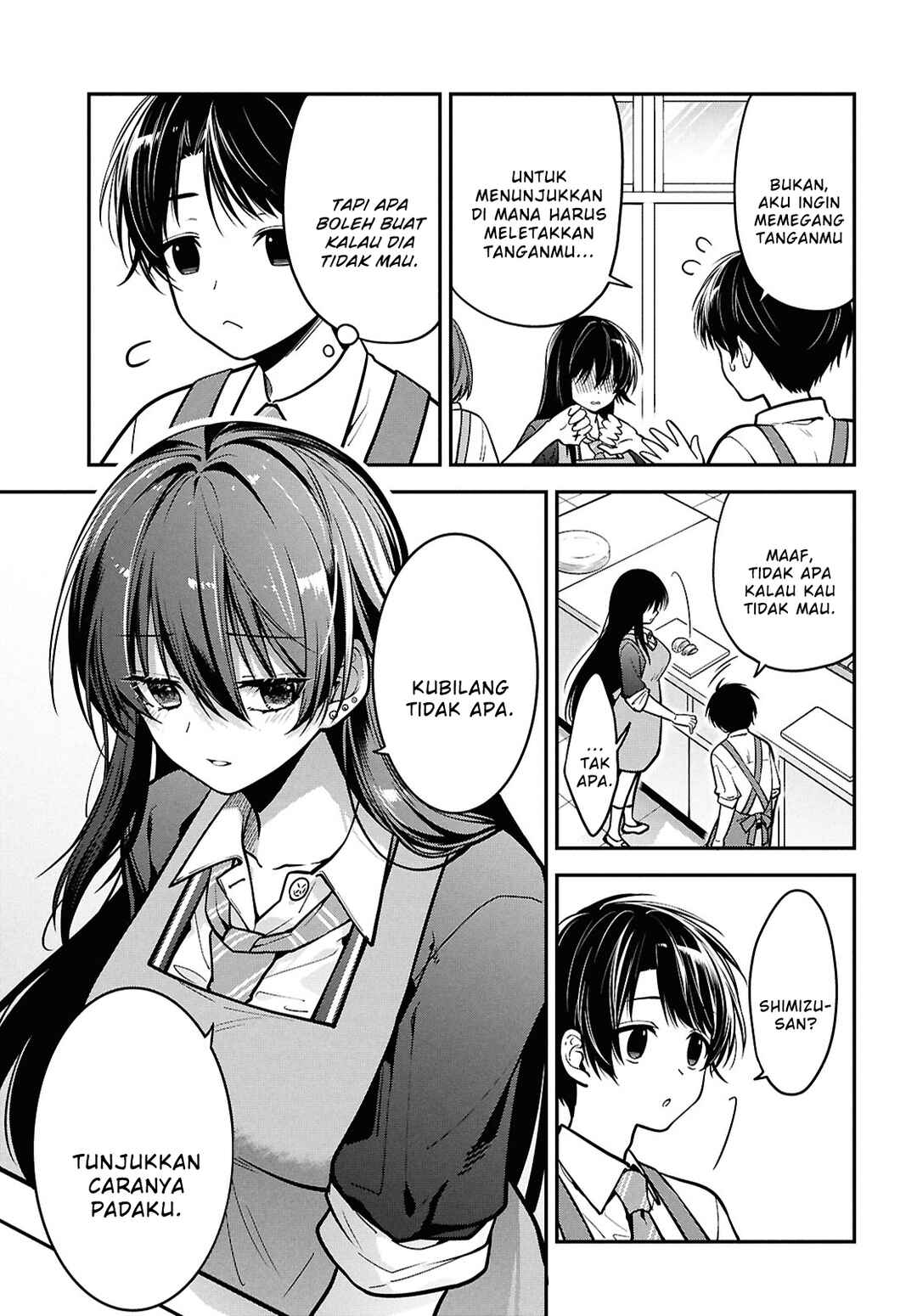 Tonari no Seki no Yankee Shimizu-san ga Kami wo Kuroku Sometekita Chapter 2 - Page 21