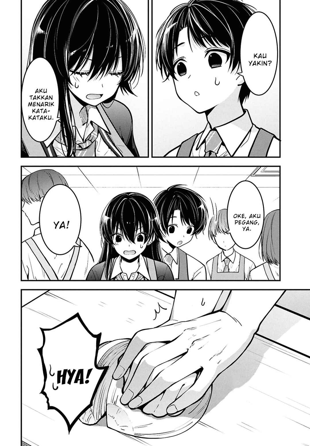 Tonari no Seki no Yankee Shimizu-san ga Kami wo Kuroku Sometekita Chapter 2 - Page 22