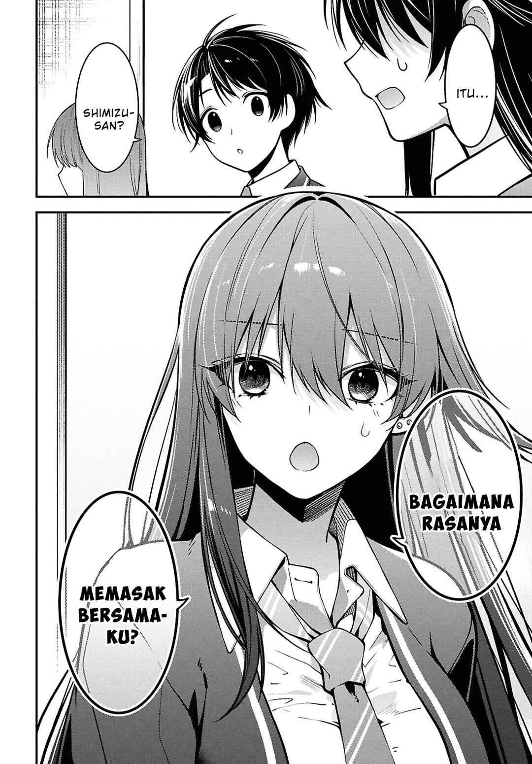 Tonari no Seki no Yankee Shimizu-san ga Kami wo Kuroku Sometekita Chapter 2 - Page 30