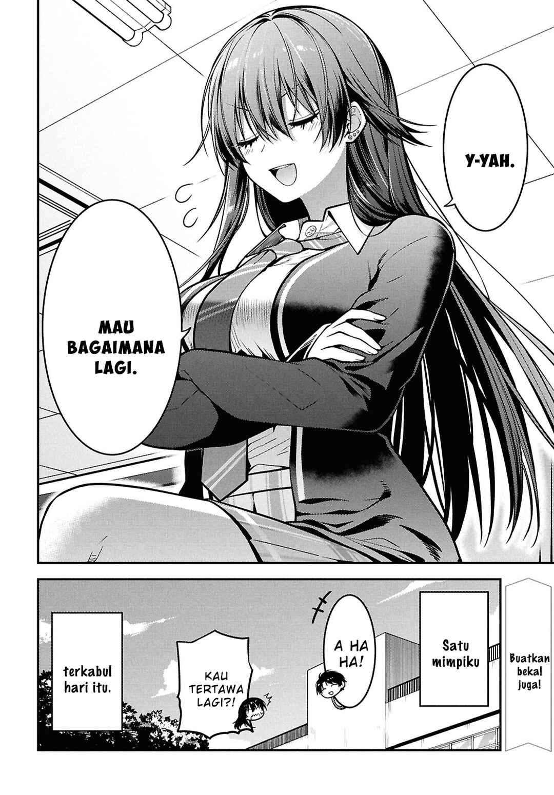 Tonari no Seki no Yankee Shimizu-san ga Kami wo Kuroku Sometekita Chapter 2 - Page 34