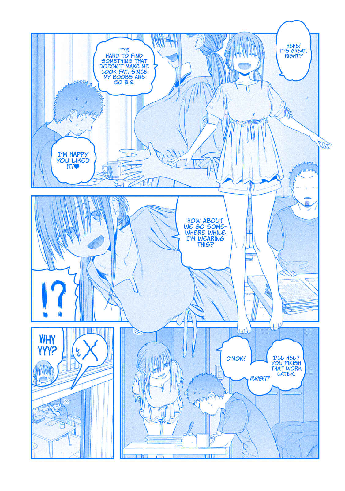 Getsuyoubi no Tawawa (Blue) (Fan Colored) Chapter 46 - Page 3