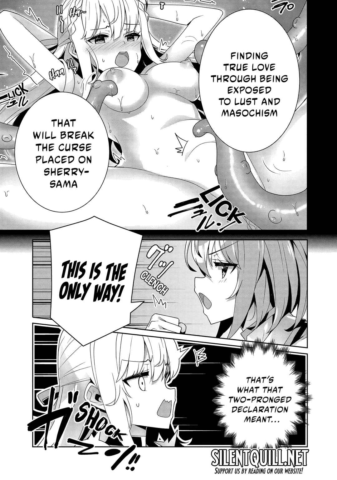 Oiroke Event no Ousa ni Teihyou no aru Watashi desuga Rival Reijou to shite no Shimei o Hatashimasu Chapter 13 - Page 24