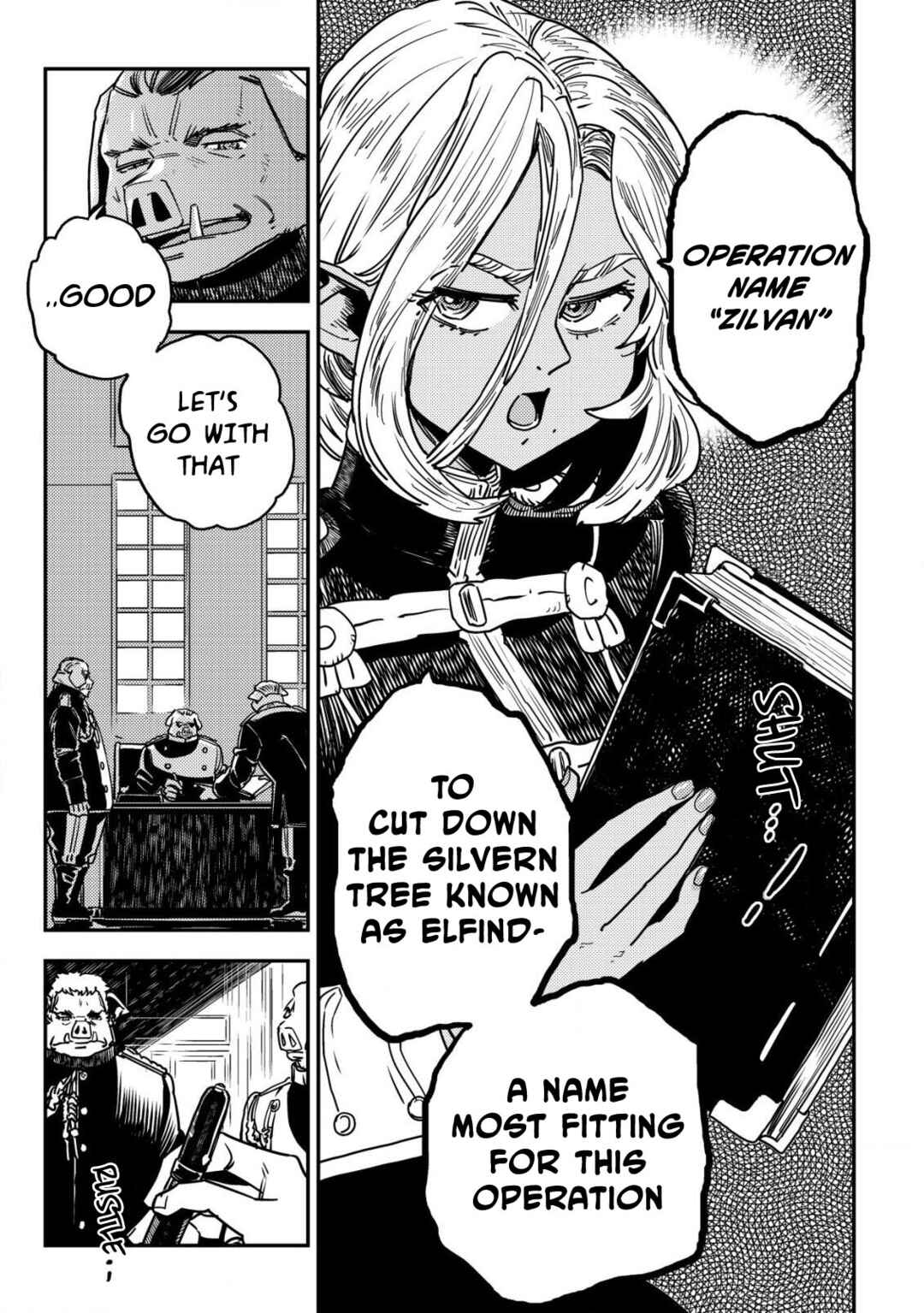 Orcsen Oukokushi ~Yaban na Orc no Kuni wa, Ikanishite Heiwa na Elf no Kuni wo Yakiharau ni Itatta ka~ Chapter 10 - Page 4