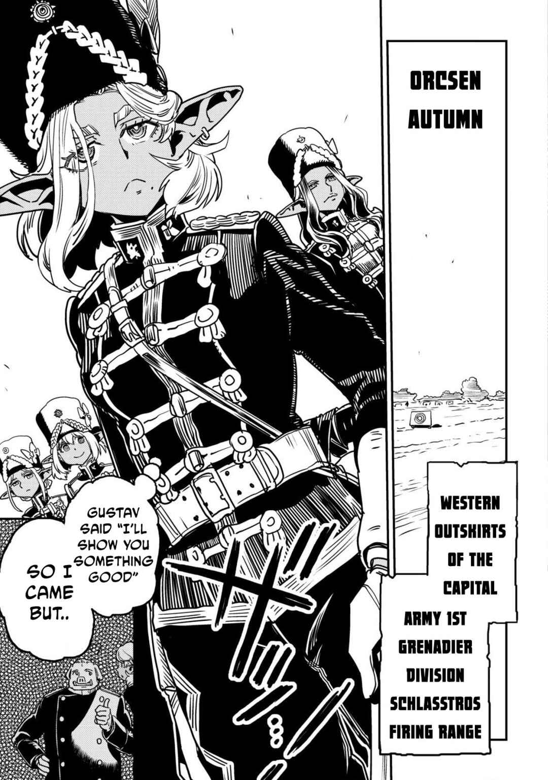 Orcsen Oukokushi ~Yaban na Orc no Kuni wa, Ikanishite Heiwa na Elf no Kuni wo Yakiharau ni Itatta ka~ Chapter 10 - Page 46