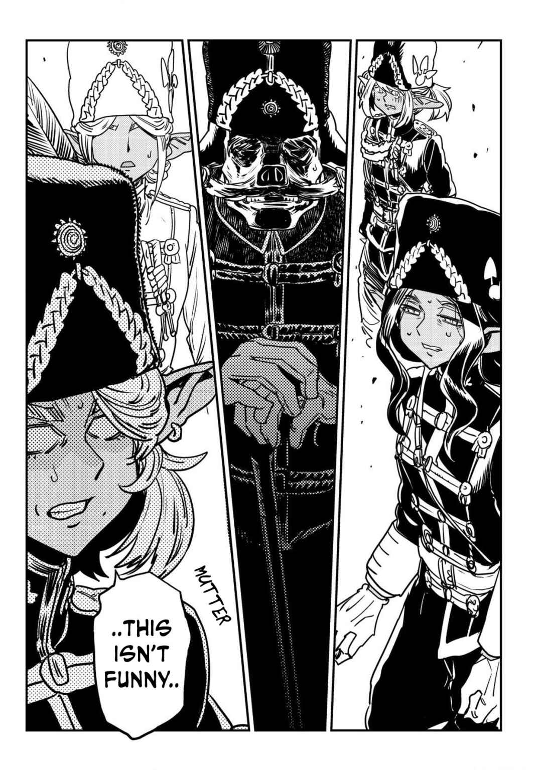 Orcsen Oukokushi ~Yaban na Orc no Kuni wa, Ikanishite Heiwa na Elf no Kuni wo Yakiharau ni Itatta ka~ Chapter 10 - Page 54