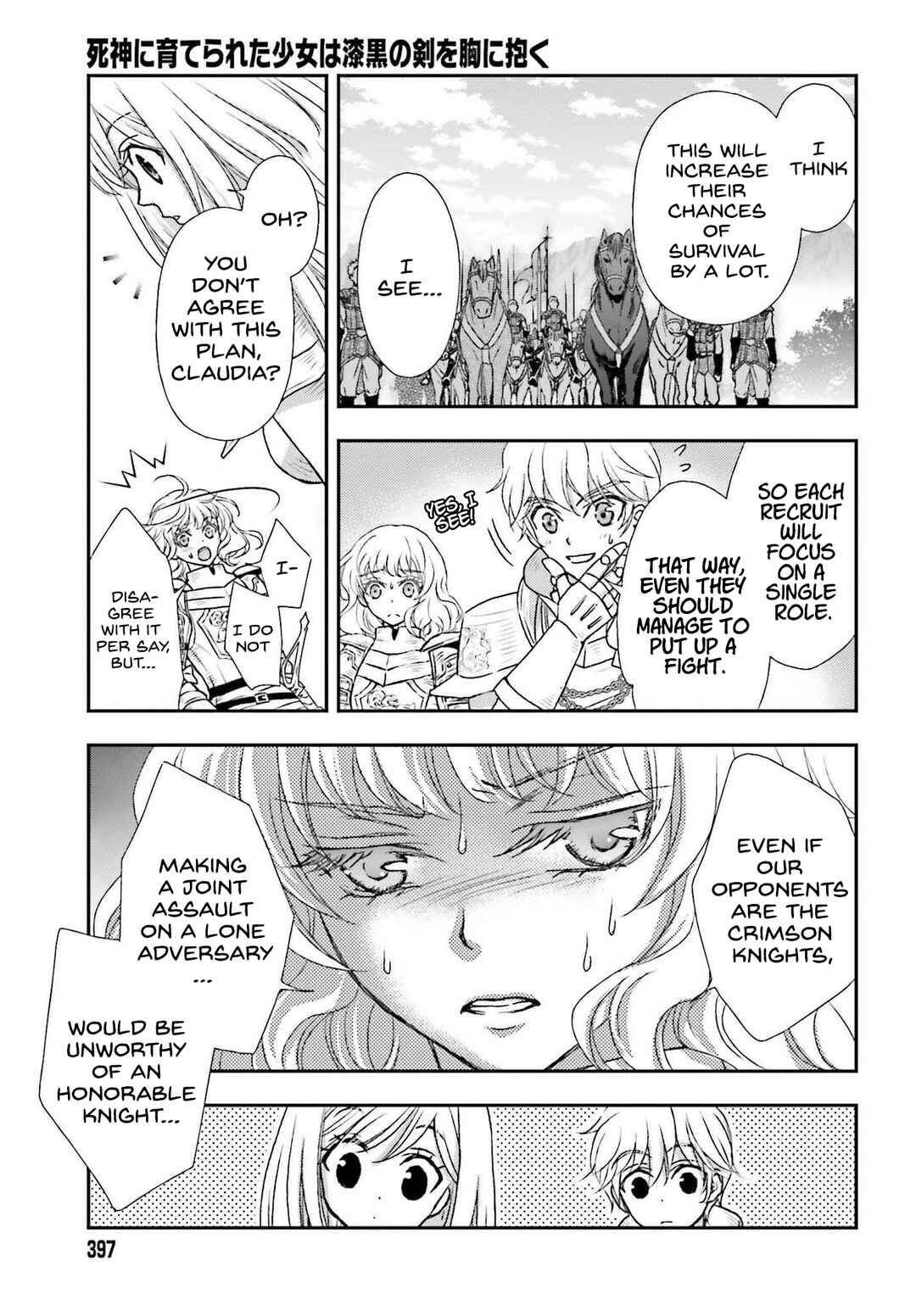 Shinigami ni Sodaterareta Shoujo wa Shikkoku no Tsurugi o Mune ni Idaku Chapter 27 - Page 27