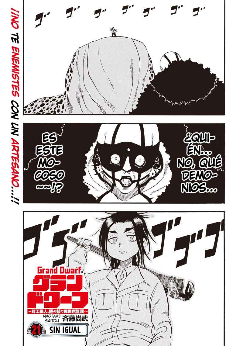 Grand Dwarf ~Machi Kou Shokunin, Takumi no Waza de Isekai Musou~ Chapter 21 - Page 1