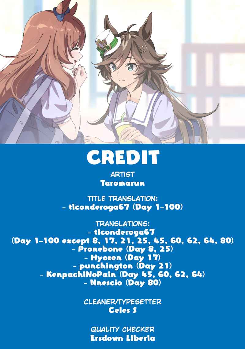 Uma Musume Pretty Derby - 100 nichigo Cb no tantō ni naru tore-na- Chapter 100 - Page 3