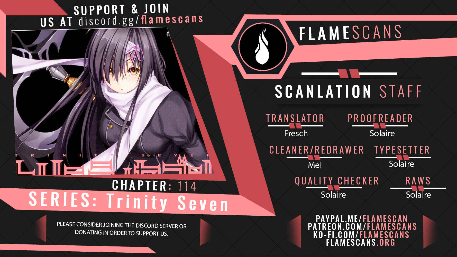 Trinity Seven - 7-Nin no Masho Tsukai Chapter 114 - Page 1