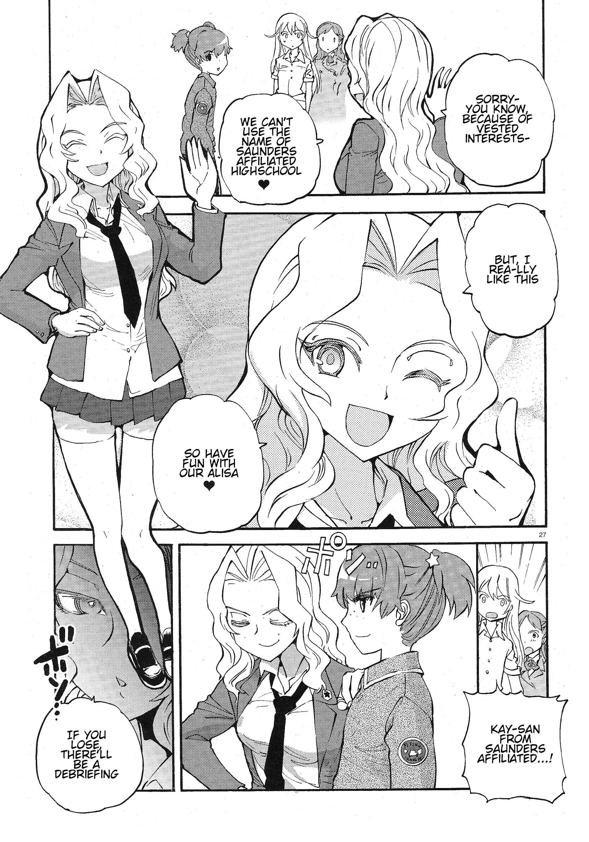 Girls und Panzer: Ribbon no Musha Chapter 3 - Page 26