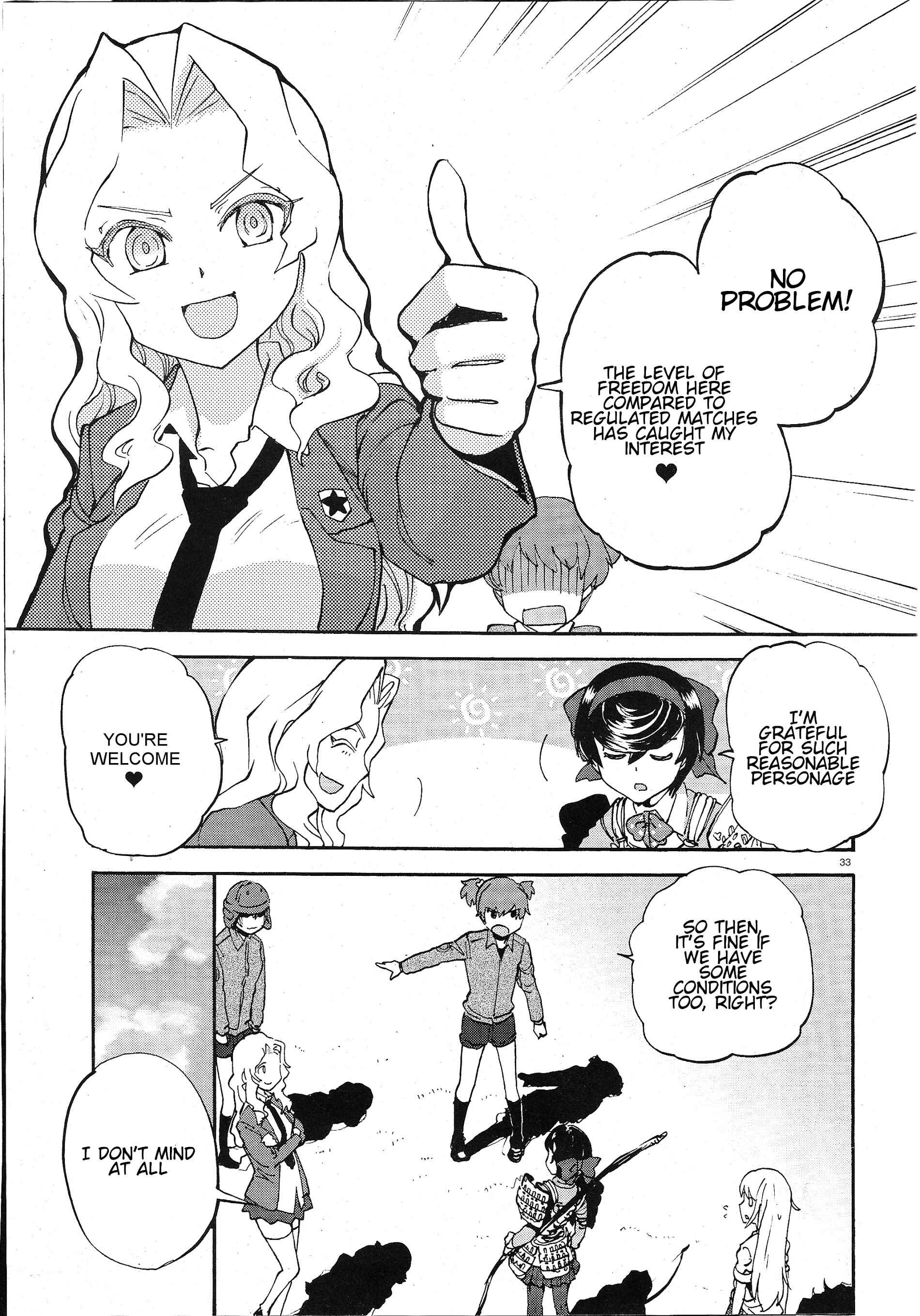 Girls und Panzer: Ribbon no Musha Chapter 3 - Page 32