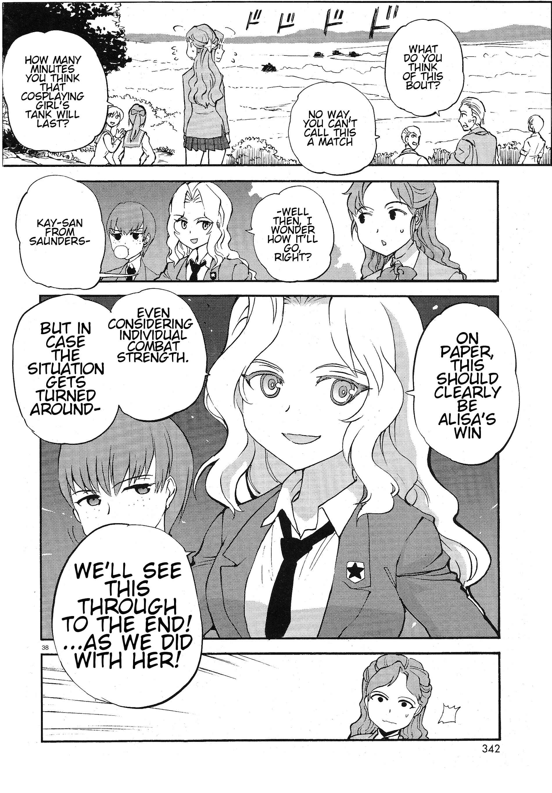 Girls und Panzer: Ribbon no Musha Chapter 3 - Page 36