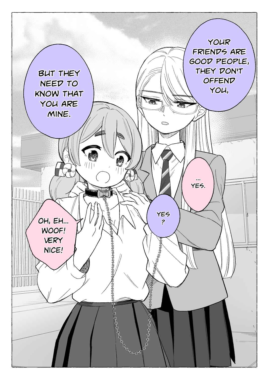 Iinchou to M-ko no Yuri Chapter 14 - Page 1
