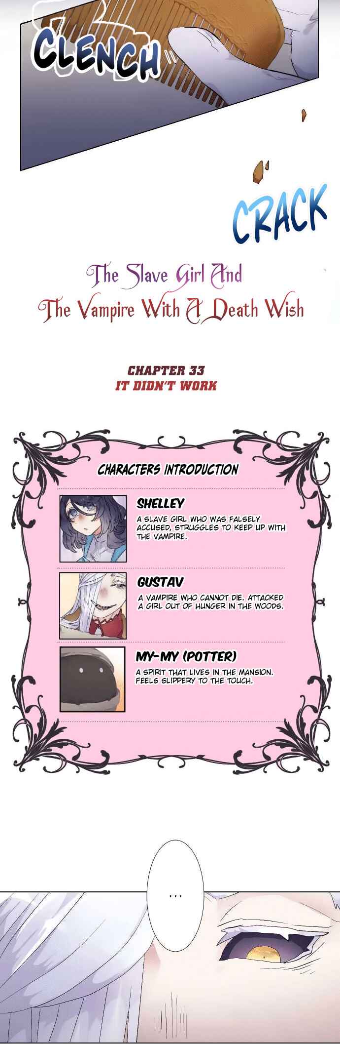 The Slave Girl and the Vampire with a Death Wish Chapter 33 - Page 3