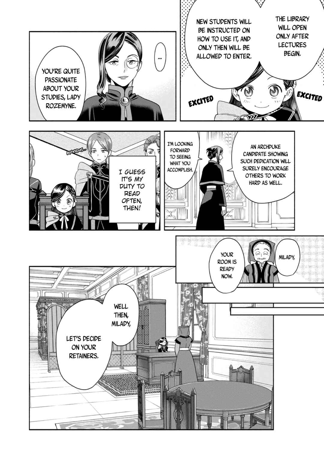 Honzuki no Gekokujou: Shisho ni Naru tame ni wa Shudan o Erandeiraremasen—Dai-4 Bu: Kizokuin no Toshokan o Sukuitai! Chapter 4 - Page 21