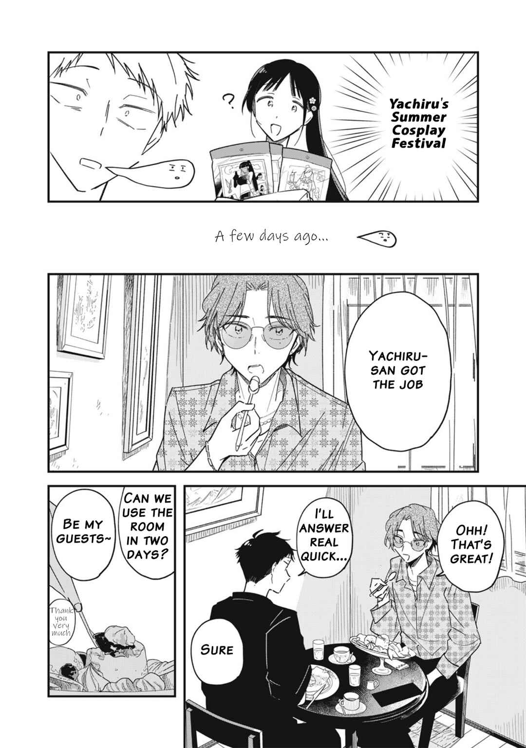 Yachiru-san wa Homeru to Nobiru Chapter 10.1 - Page 2
