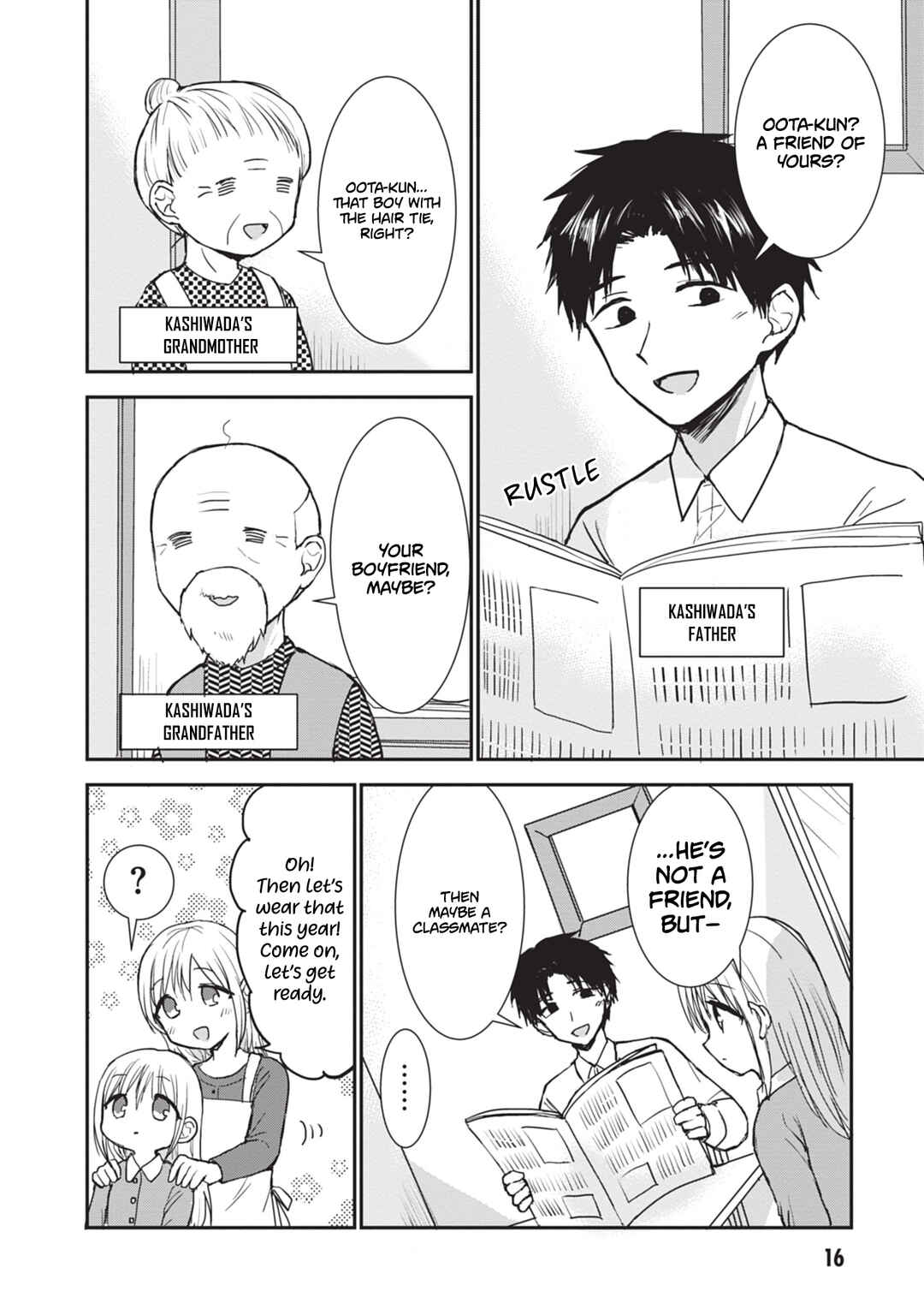 Kao ni Denai Kashiwada-san to Kao ni Deru Oota-kun Chapter 113 - Page 3