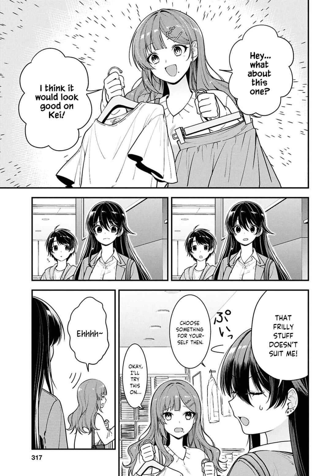 Tonari no Seki no Yankee Shimizu-san ga Kami wo Kuroku Sometekita Chapter 6 - Page 6