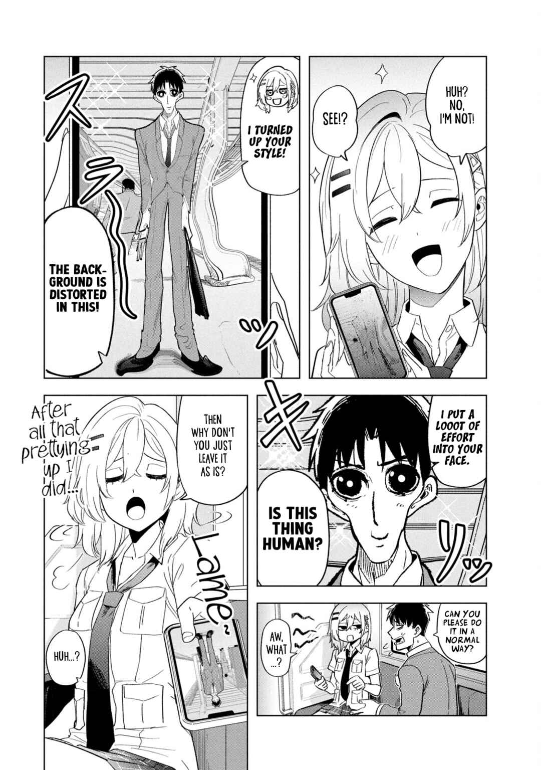 Asa no Tsuukin Densha de, Yatara to Hanashikakete Kuru Joshikousei. Chapter 7 - Page 10