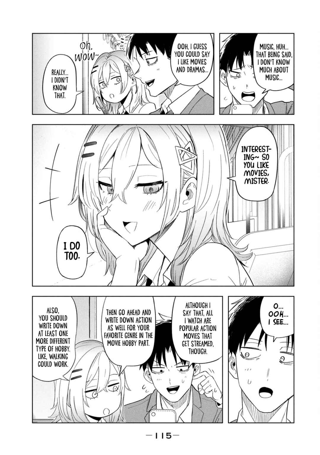 Asa no Tsuukin Densha de, Yatara to Hanashikakete Kuru Joshikousei. Chapter 7 - Page 13