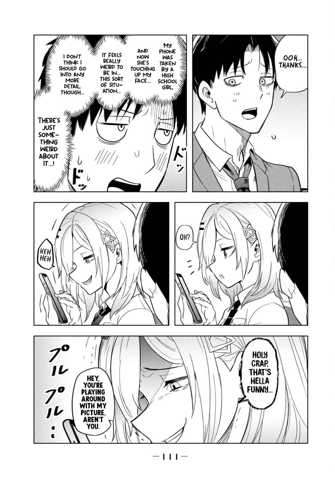 Asa no Tsuukin Densha de, Yatara to Hanashikakete Kuru Joshikousei. Chapter 7 - Page 9