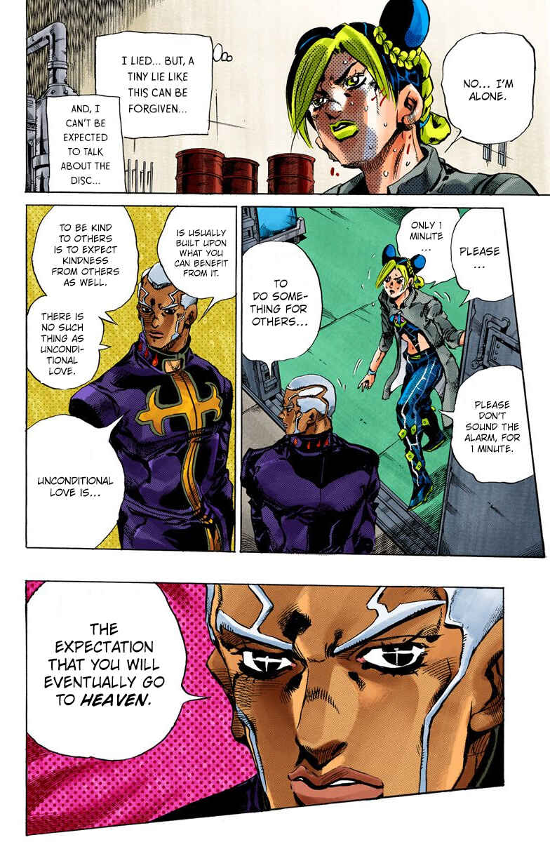 JoJo no Kimyou na Bouken: Part 6 - Stone Ocean Color-ban Chapter 47 - Page 12
